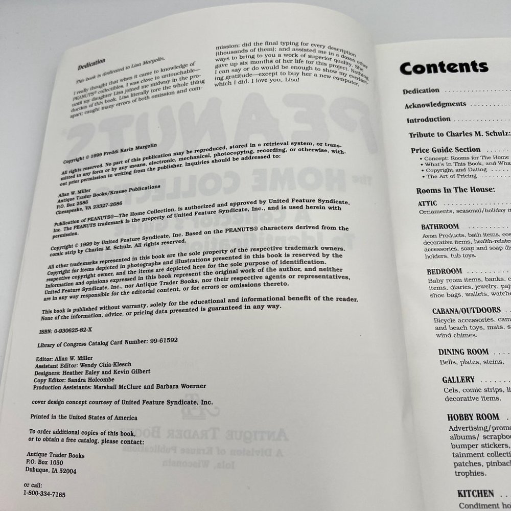 Peanuts: The Home Collection - Identification & Value Guide  1999 Antique Trader - Picture 5 of 10